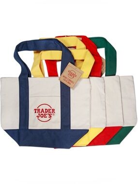 Trader Joe's Original Mini Tote Bags Set of 4
